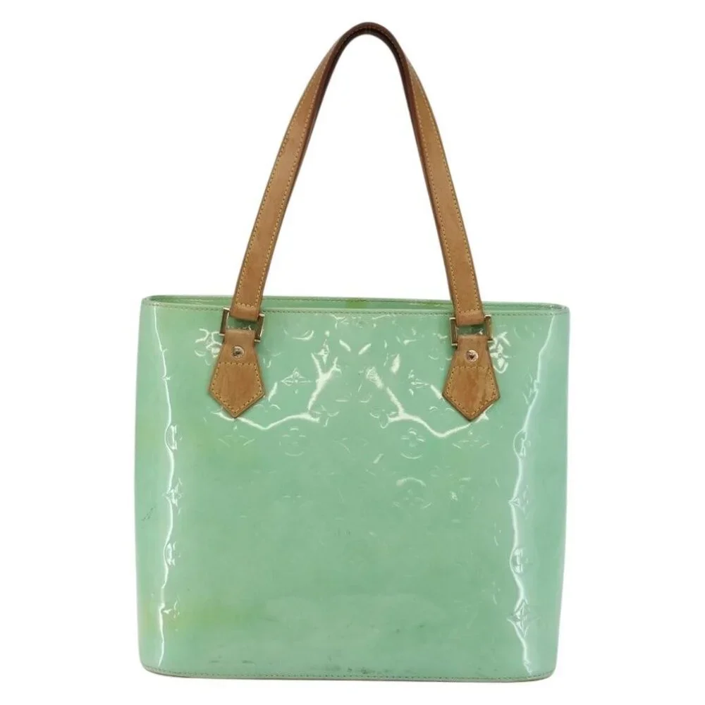 LOUIS VUITTON Monogram Vernis Houston Hand Bag Peppermint - Picture 3 of 15